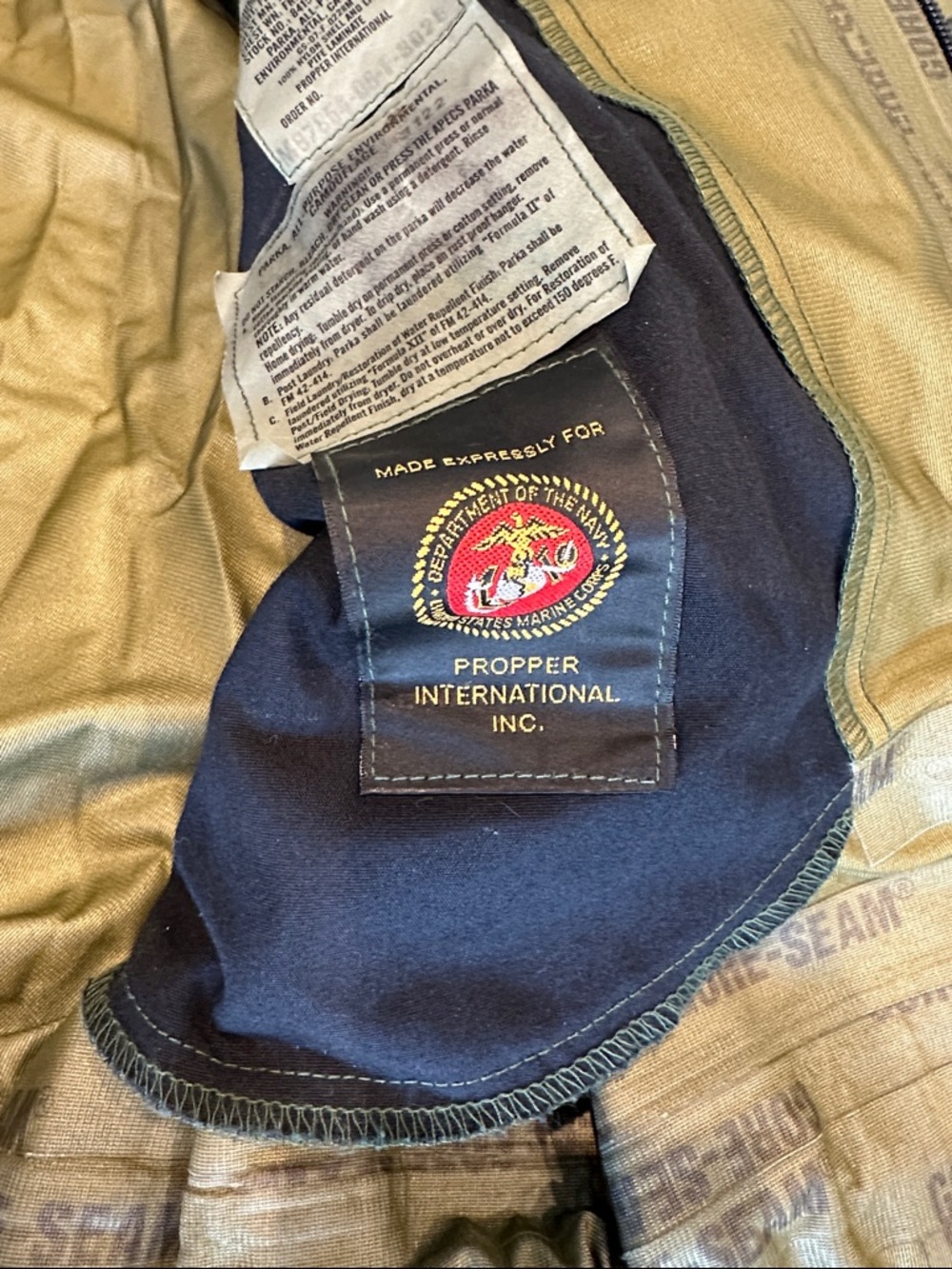 Woodland MARPAT Gore-Tex Parka Medium Regular - Picture 3 of 7